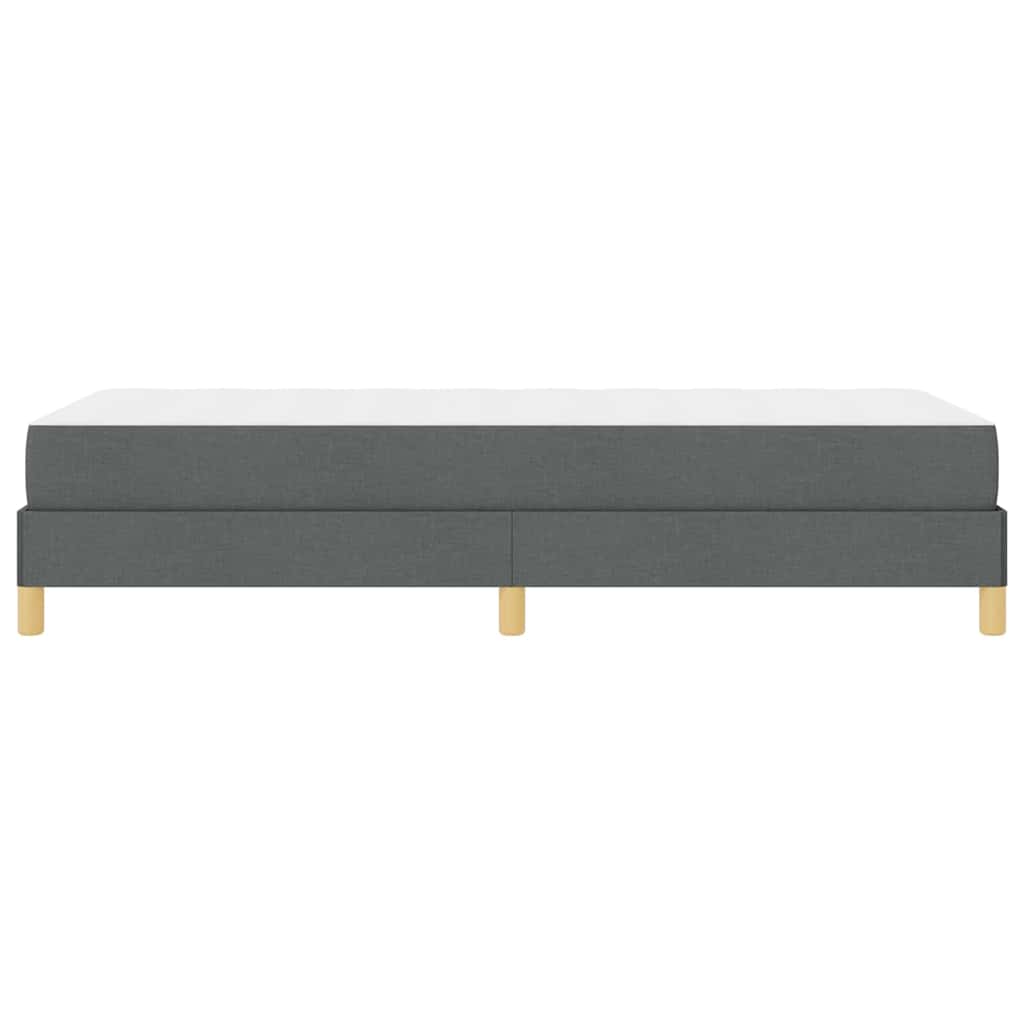 Boxspring bed Taupe, Bruin 90 x 190 cm Stof, Engineered Hout