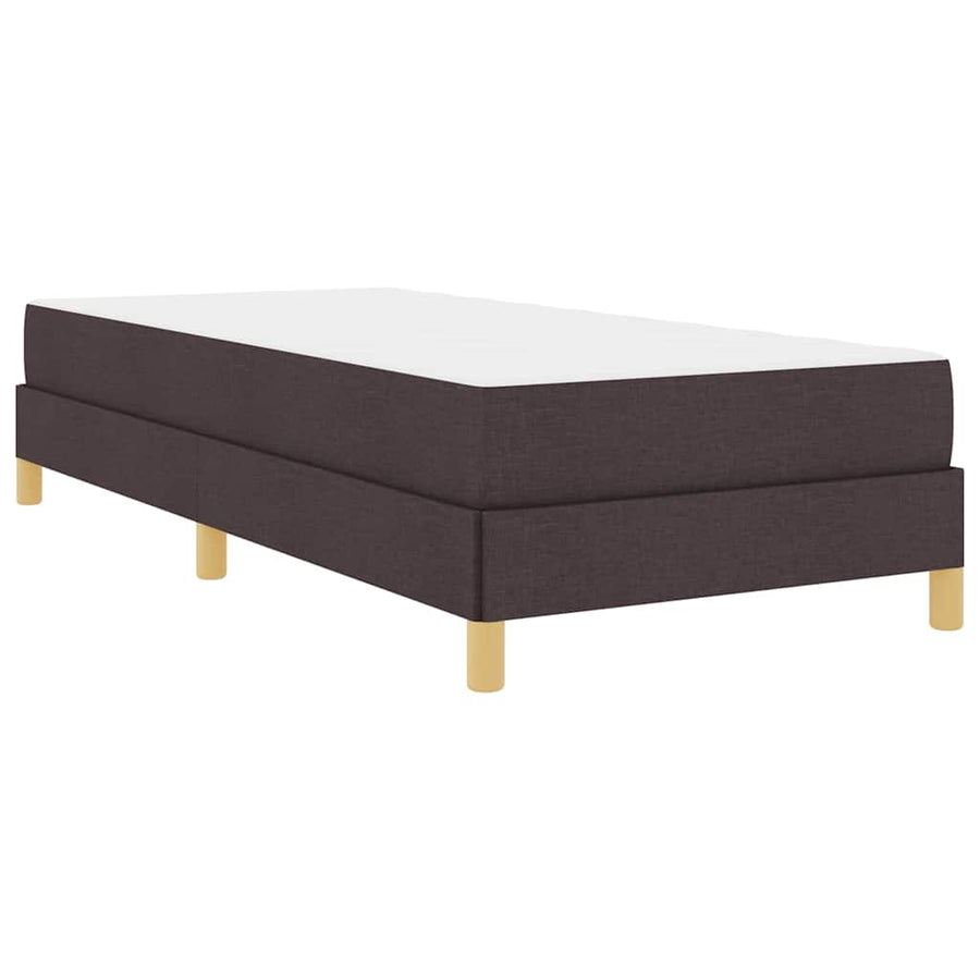 Boxspring bed Bruin 90 x 190 cm Stof, Engineered Hout