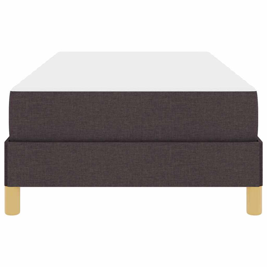Boxspring bed Bruin 90 x 190 cm Stof, Engineered Hout