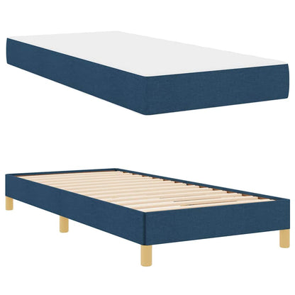 Boxspring bed Taupe, Bruin 90 x 190 cm Stof, Engineered Hout