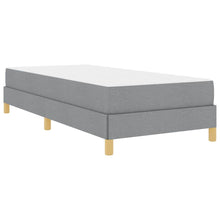 Boxspring bed Taupe, Bruin 90 x 200 cm Stof, Engineered Hout