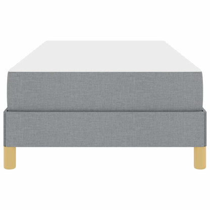 Boxspring bed Taupe, Bruin 90 x 200 cm Stof, Engineered Hout