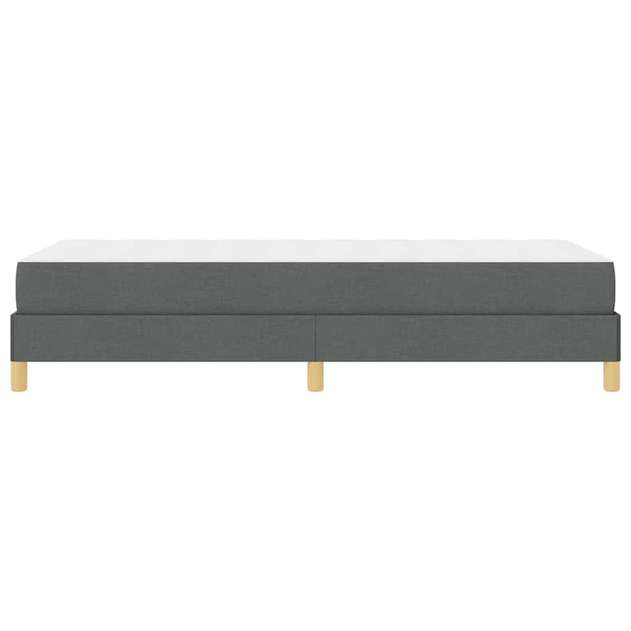 Boxspring bed Taupe, Bruin 90 x 200 cm Stof, Engineered Hout