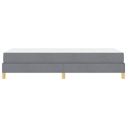 Boxspring bed Taupe, Bruin 100 x 200 cm Stof, Engineered Hout