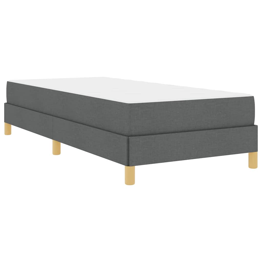 Boxspring bed Taupe, Bruin 100 x 200 cm Stof, Engineered Hout