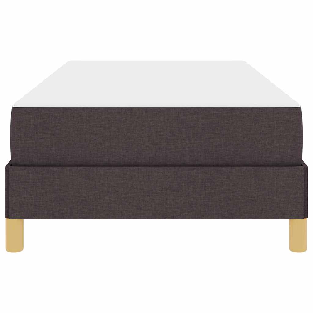 Boxspring bed Bruin 100 x 200 cm Stof, Engineered Hout