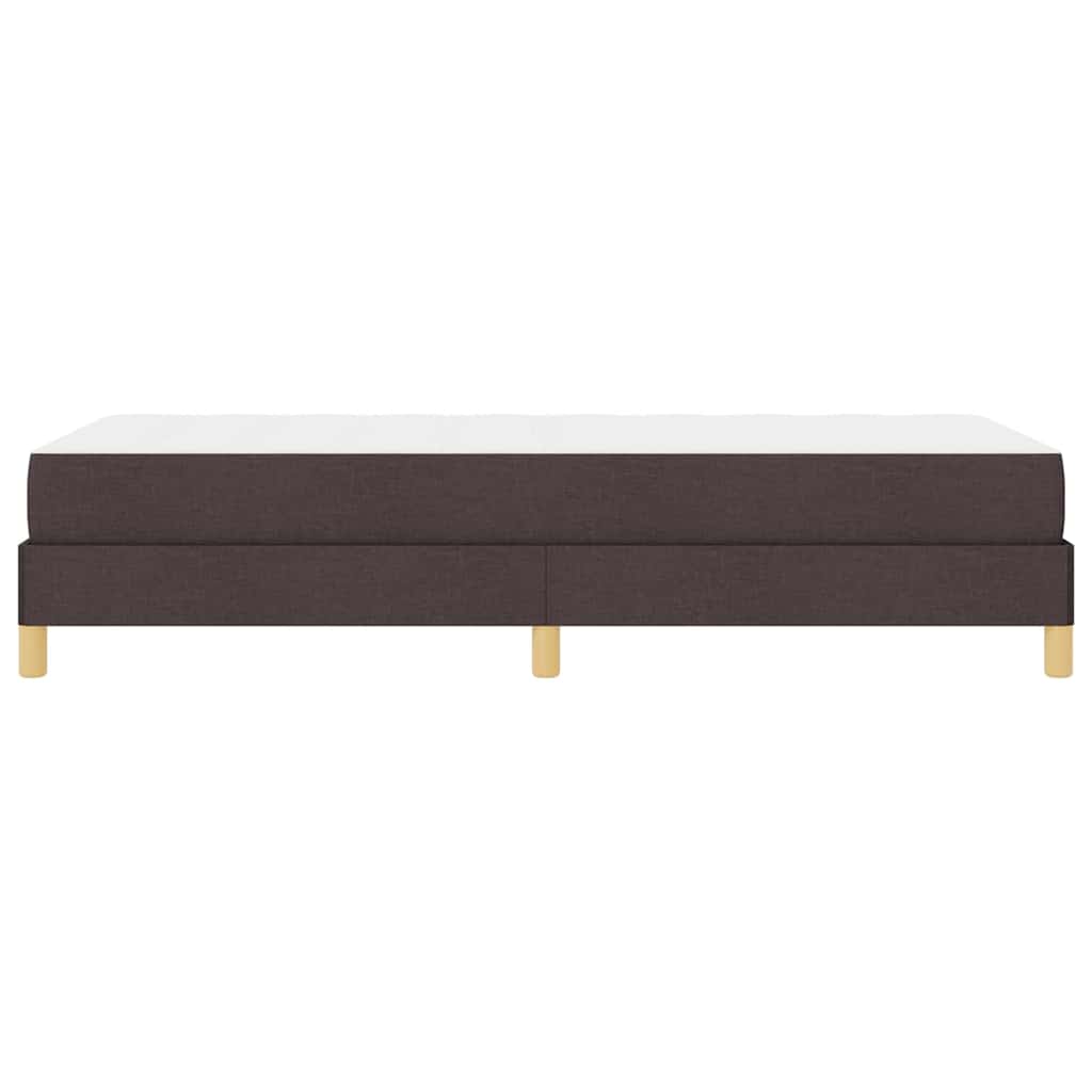 Boxspring bed Bruin 100 x 200 cm Stof, Engineered Hout