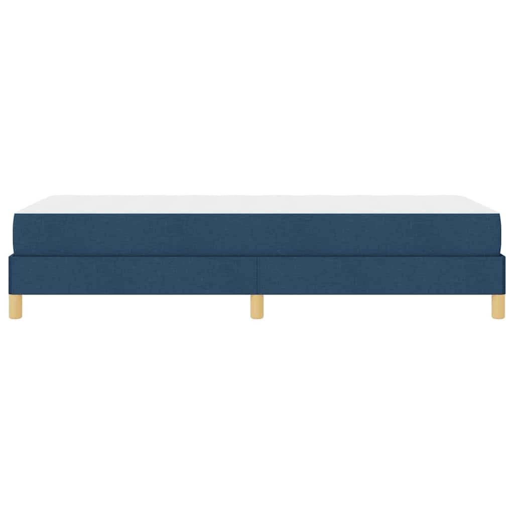 Boxspring bed Blauw, Wit 100 x 200 cm Schuim