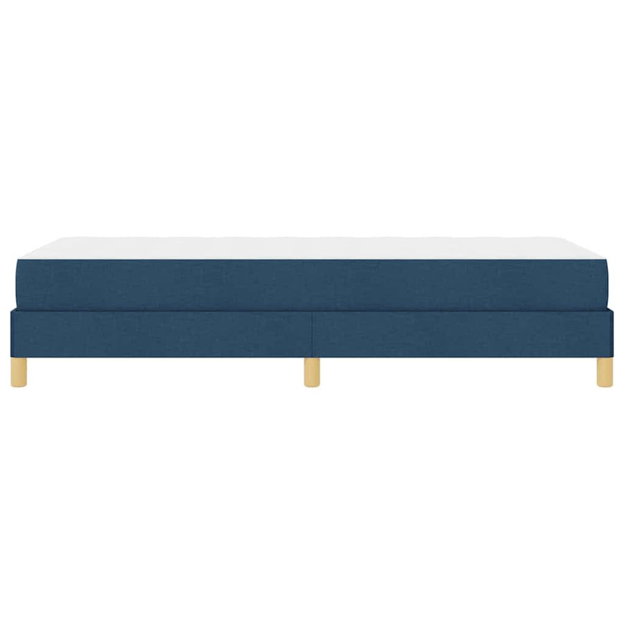 Boxspring bed Blauw, Wit 100 x 200 cm Schuim