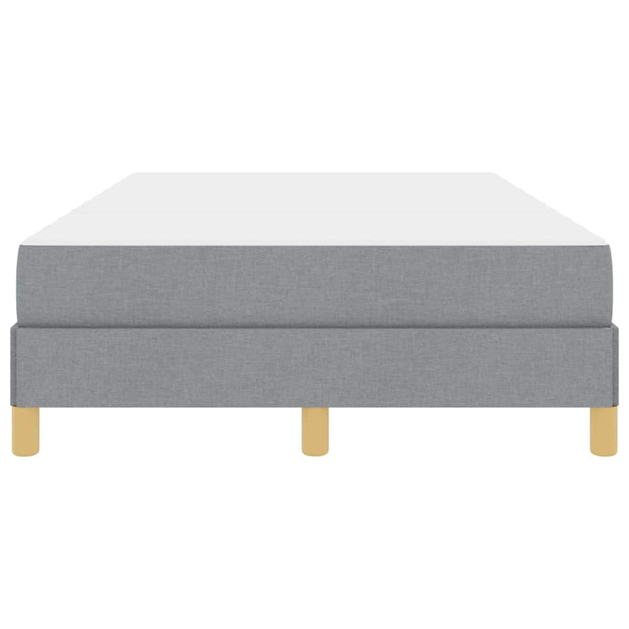 Boxspring bed Taupe, Bruin 120 x 190 cm Stof, Engineered Hout