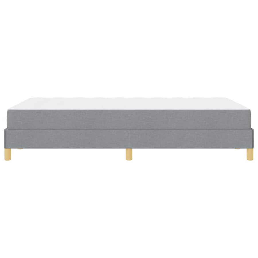 Boxspring bed Taupe, Bruin 120 x 190 cm Stof, Engineered Hout