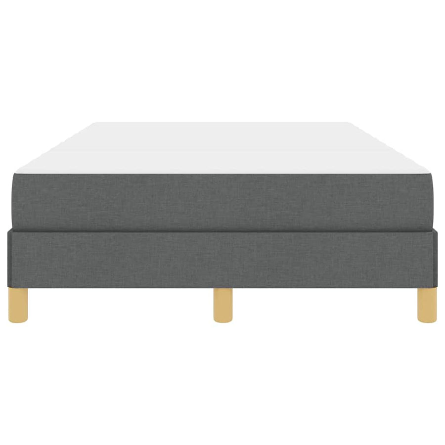 Boxspring bed Taupe, Bruin 120 x 190 cm Stof, Engineered Hout