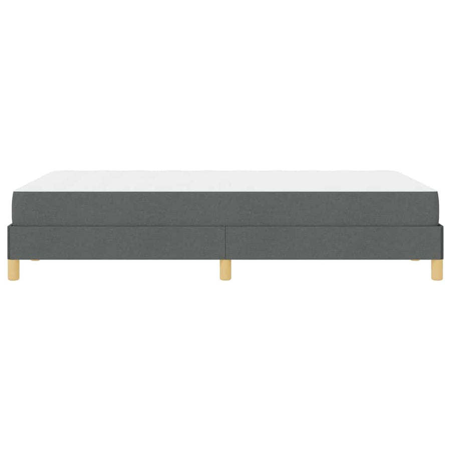 Boxspring bed Taupe, Bruin 120 x 190 cm Stof, Engineered Hout