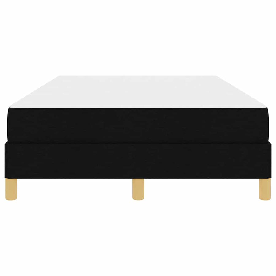 Boxspring bed Zwart, Bruin 120 x 190 cm Stof, Engineered Hout