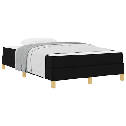 Boxspring bed Zwart, Bruin 120 x 190 cm Stof, Engineered Hout
