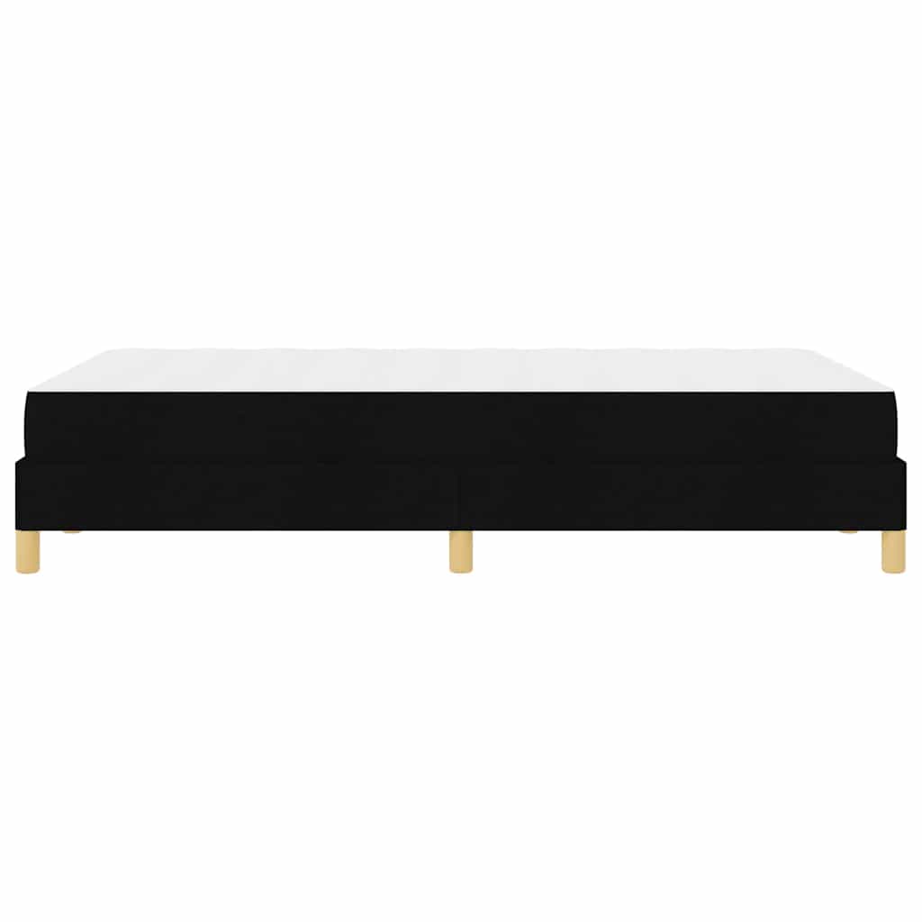 Boxspring bed Zwart, Bruin 120 x 190 cm Stof, Engineered Hout