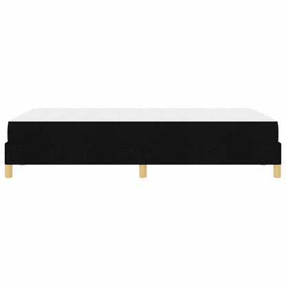 Boxspring bed Zwart, Bruin 120 x 190 cm Stof, Engineered Hout