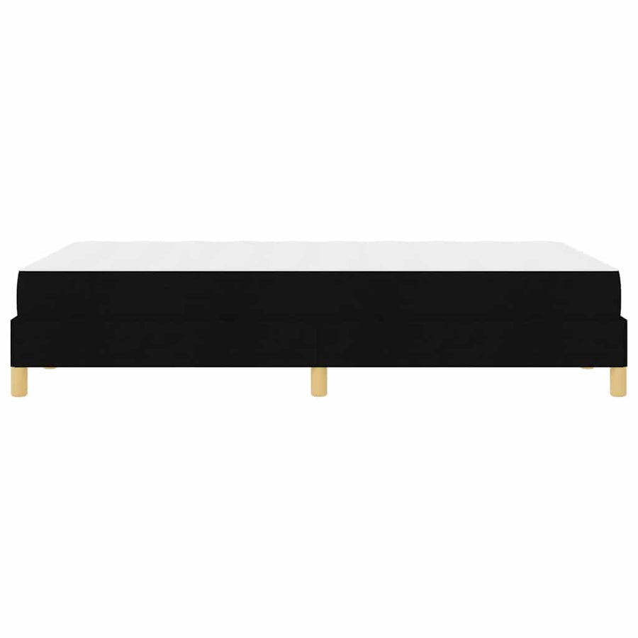 Boxspring bed Zwart, Bruin 120 x 190 cm Stof, Engineered Hout