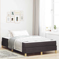 Boxspringbed met matras Donkerbruin 120 x 190 cm Stof