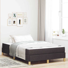 Boxspring bed Bruin 120 x 190 cm Stof, Engineered Hout