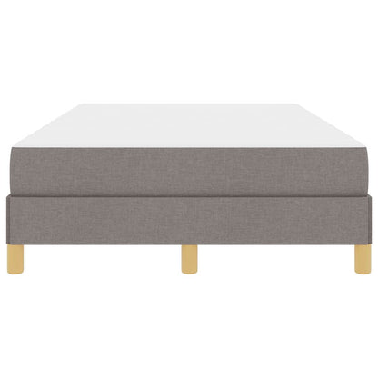 Boxspring bed Taupe, Bruin 120 x 190 cm Stof, Engineered Hout