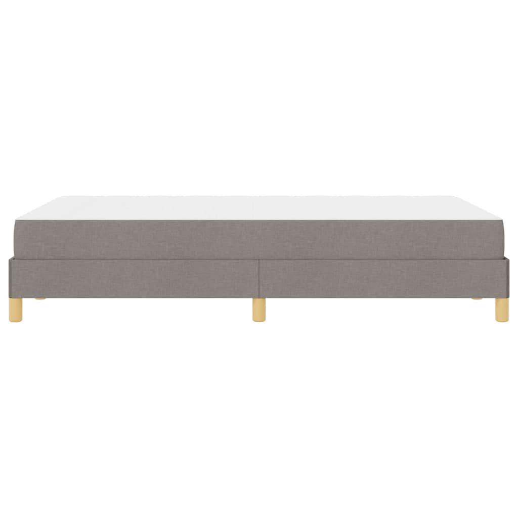 Boxspring bed Taupe, Bruin 120 x 190 cm Stof, Engineered Hout