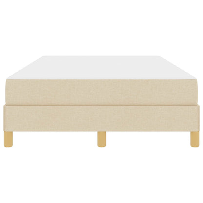 Boxspringbed met matras Crème 120 x 190 cm Stof