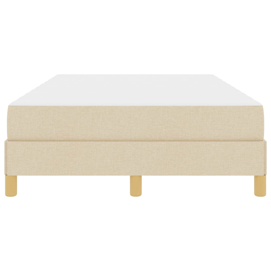 Boxspringbed met matras Crème 120 x 190 cm Stof