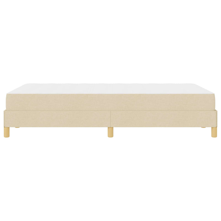Boxspringbed met matras Crème 120 x 190 cm Stof