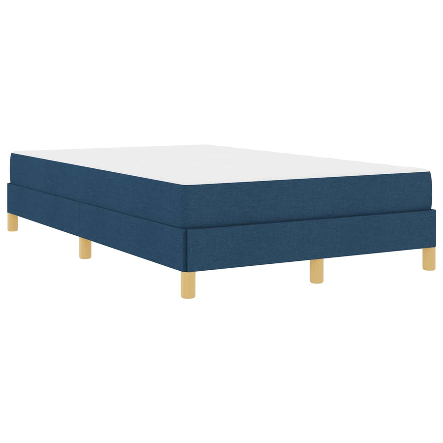 Boxspringbed met matras Blauw 120 x 190 cm Stof