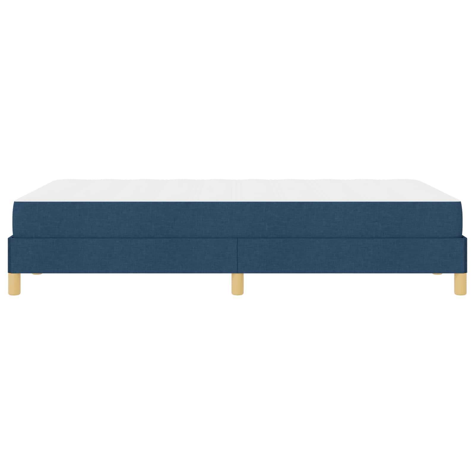 Boxspringbed met matras Blauw 120 x 190 cm Stof