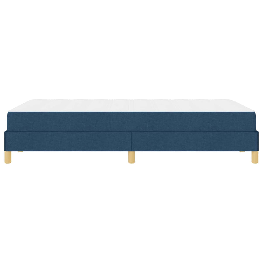Boxspringbed met matras Blauw 120 x 190 cm Stof