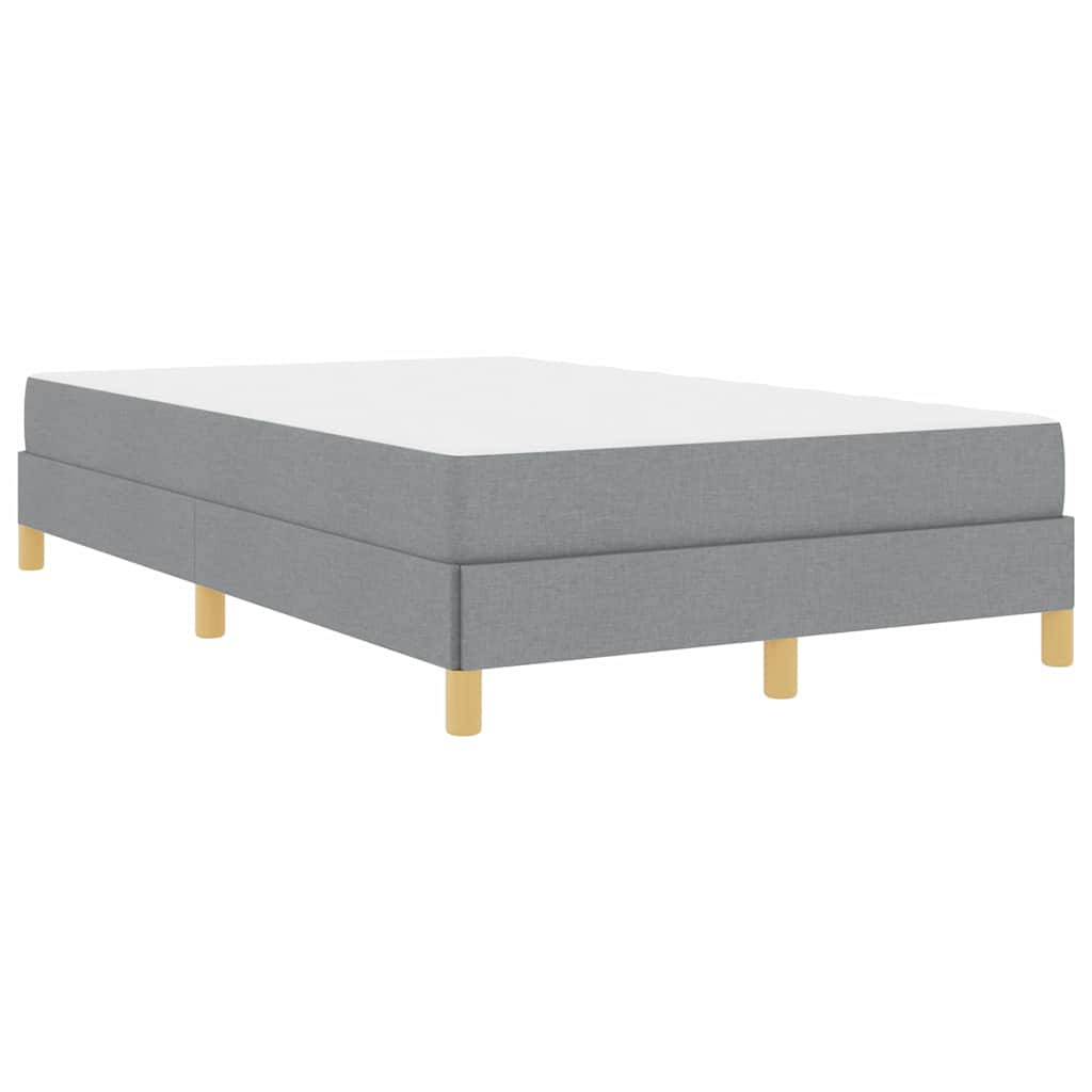Boxspring bed Taupe, Bruin 120 x 200 cm Stof, Engineered Hout