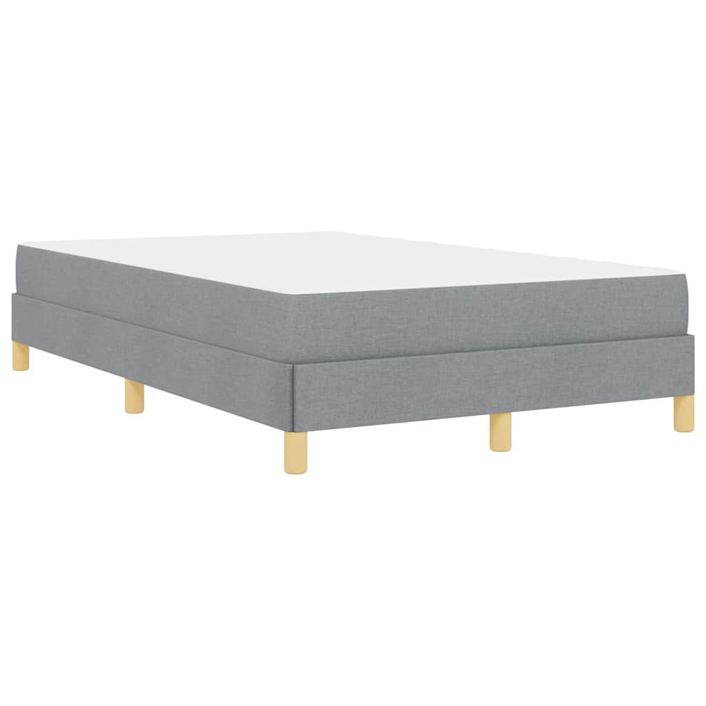 Boxspring bed Taupe, Bruin 120 x 200 cm Stof, Engineered Hout