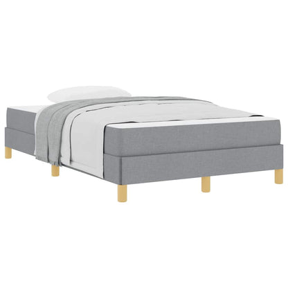 Boxspring bed Taupe, Bruin 120 x 200 cm Stof, Engineered Hout