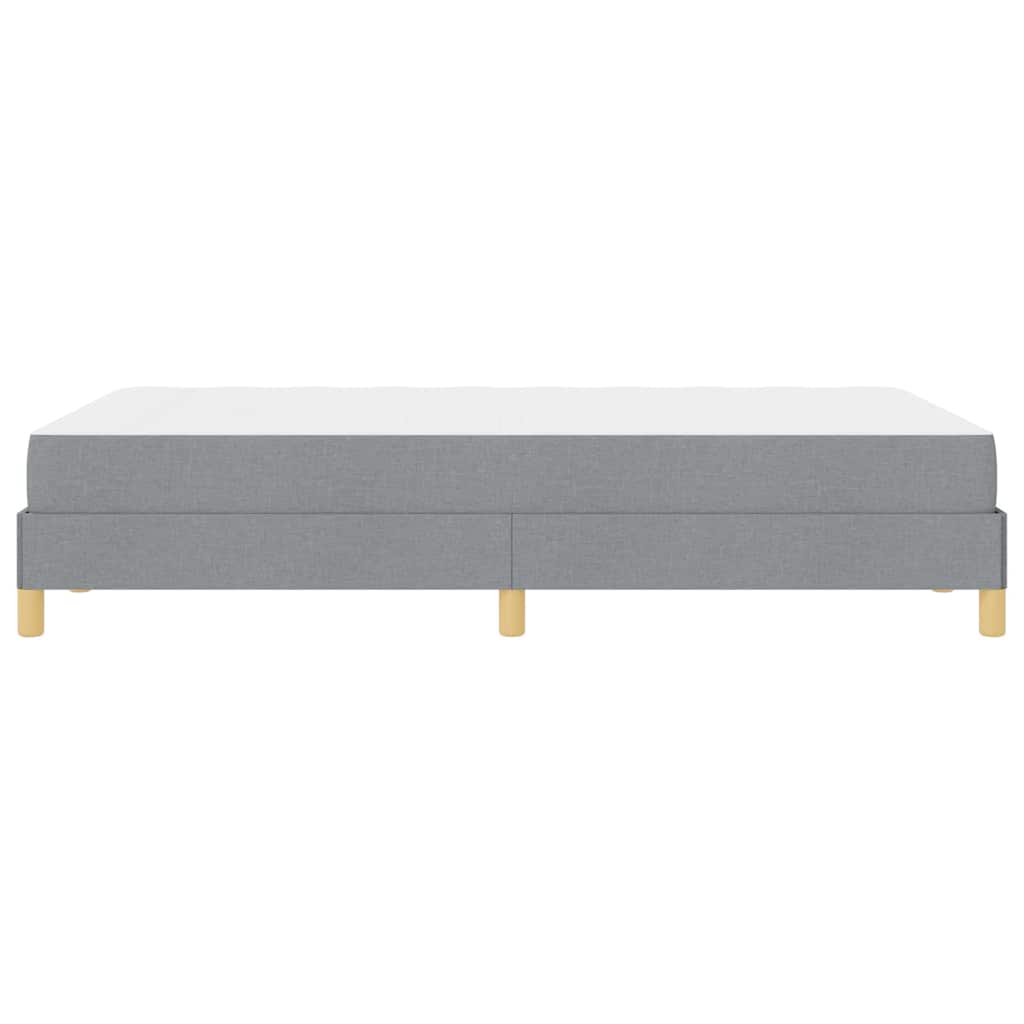 Boxspring bed Taupe, Bruin 120 x 200 cm Stof, Engineered Hout