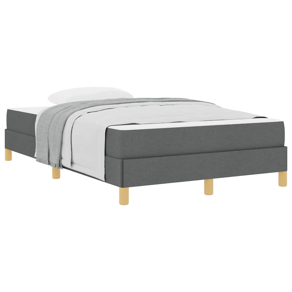 Boxspring bed Taupe, Bruin 120 x 200 cm Stof, Engineered Hout