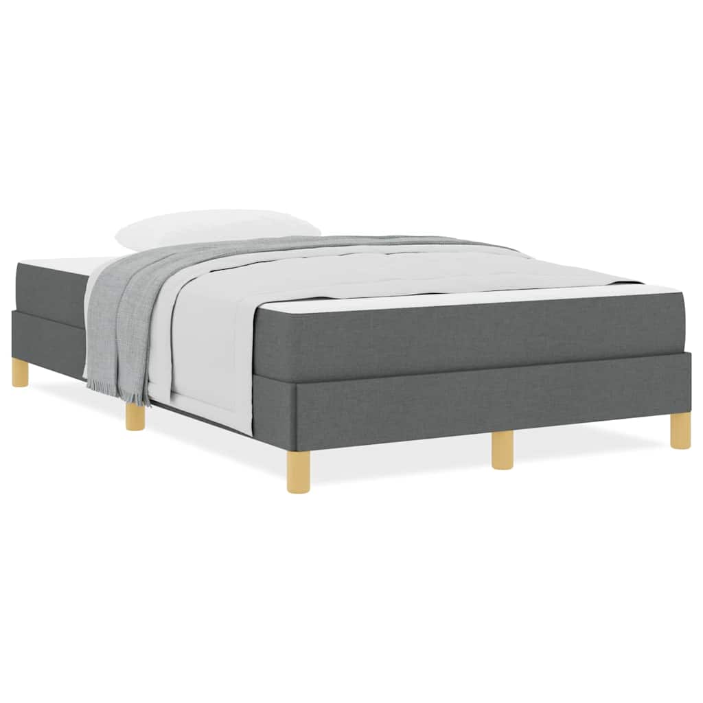 Boxspring bed Taupe, Bruin 120 x 200 cm Stof, Engineered Hout