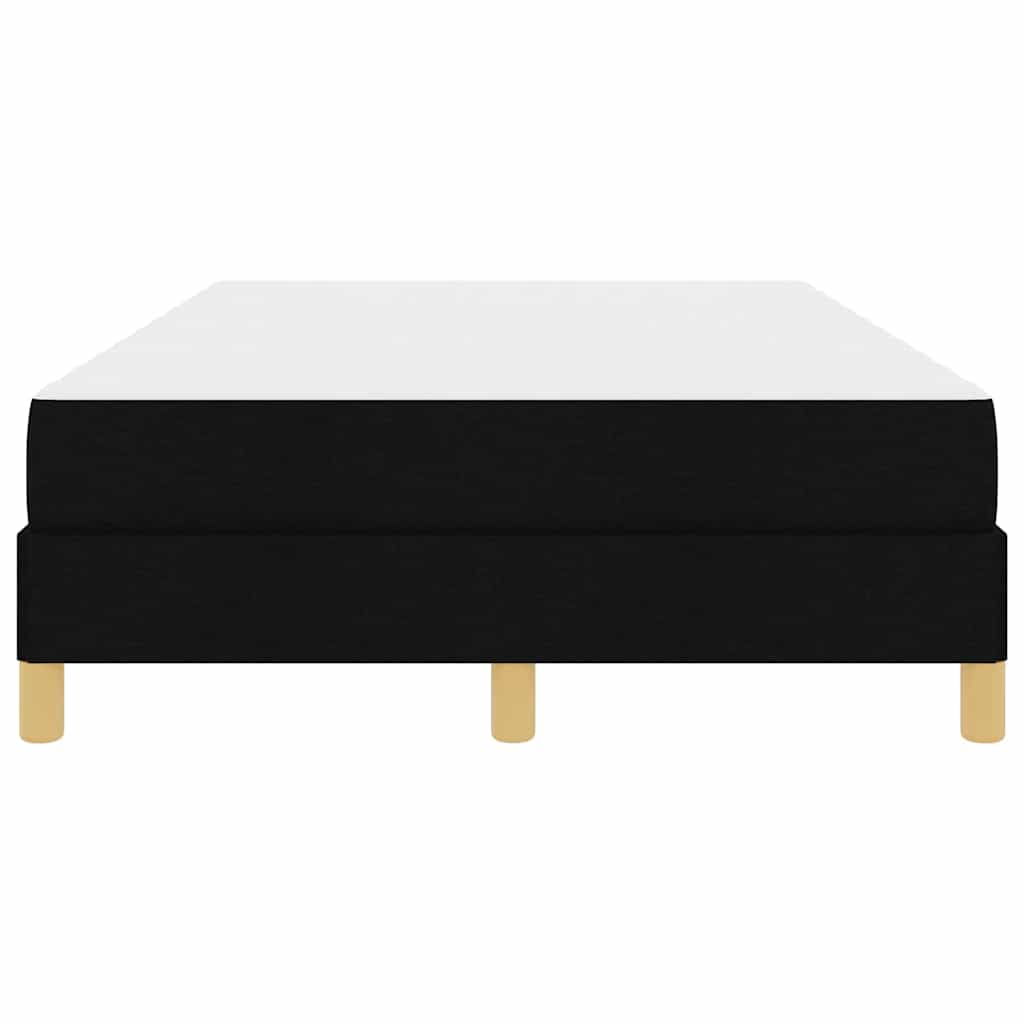 Boxspring bed Zwart, Bruin 120 x 200 cm Stof, Engineered Hout