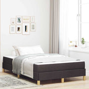 Boxspringbed 120x200 cm stof donkerbruin
