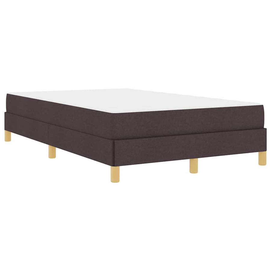 Boxspring bed Bruin 120 x 200 cm Stof, Engineered Hout