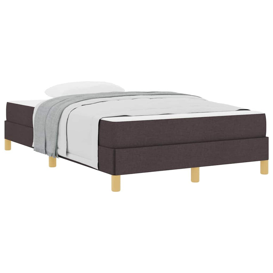 Boxspring bed Bruin 120 x 200 cm Stof, Engineered Hout
