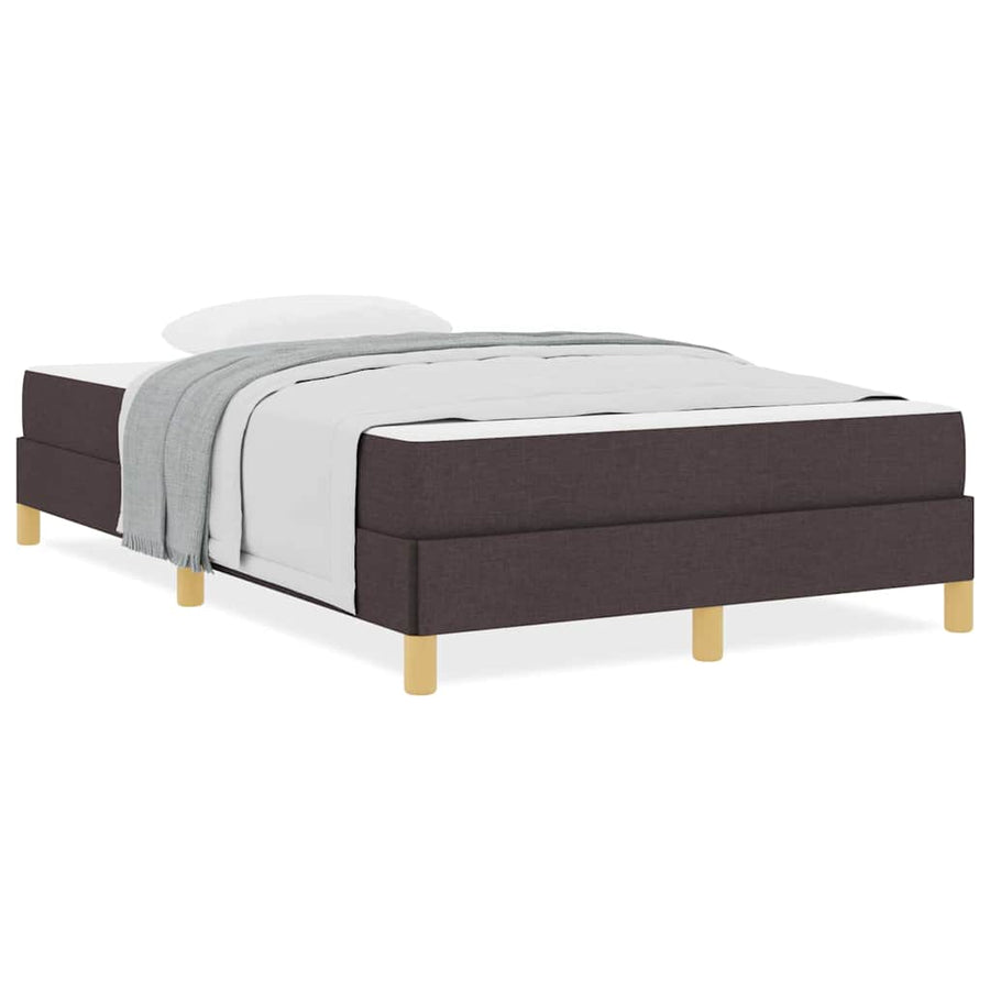 Boxspring bed Bruin 120 x 200 cm Stof, Engineered Hout