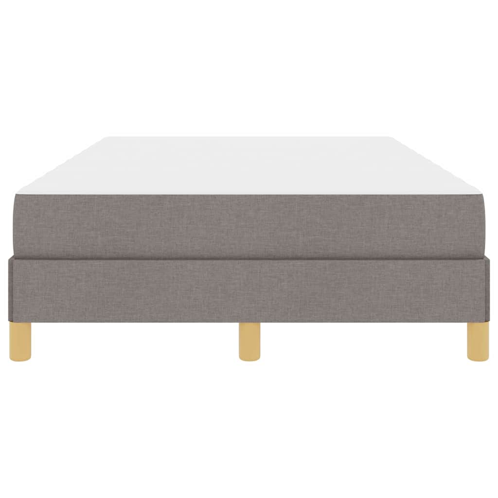 Boxspring bed Taupe, Bruin 120 x 200 cm Stof, Engineered Hout