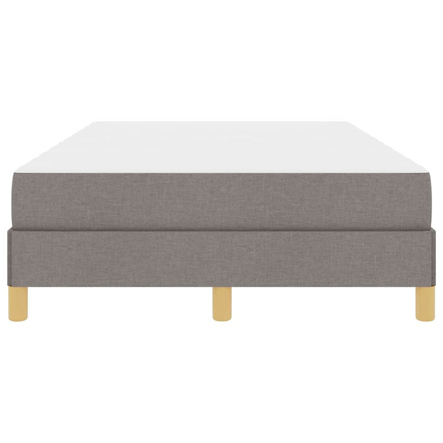 Boxspring bed Taupe, Bruin 120 x 200 cm Stof, Engineered Hout