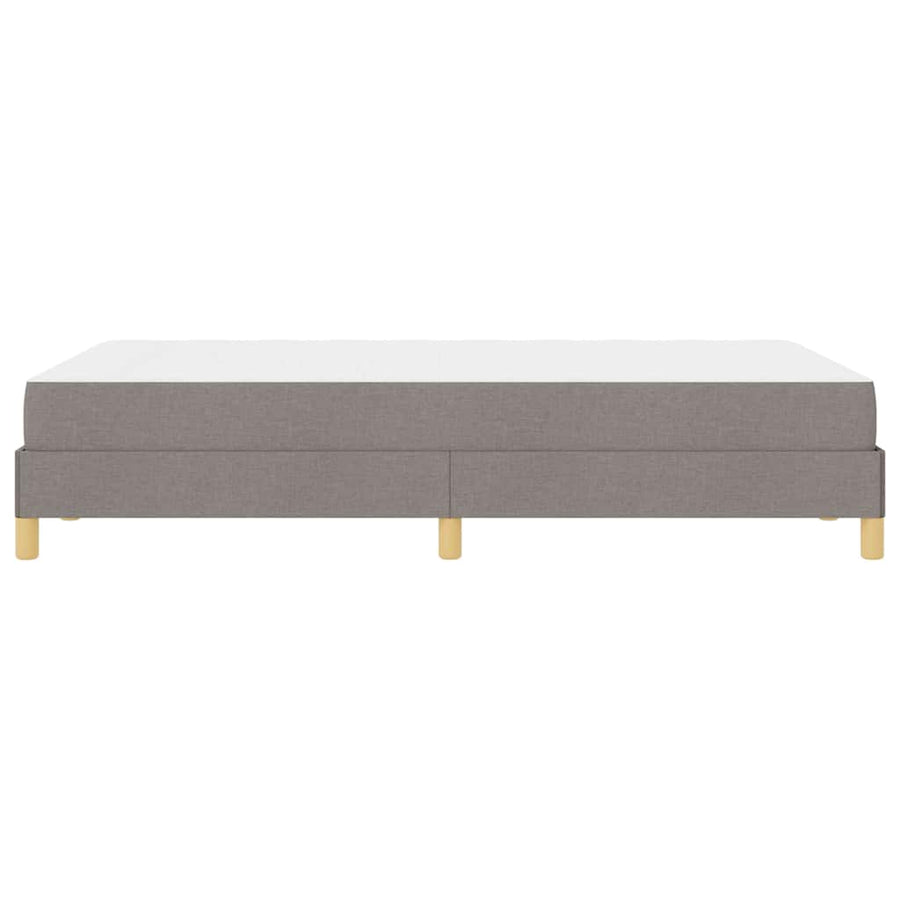 Boxspring bed Taupe, Bruin 120 x 200 cm Stof, Engineered Hout