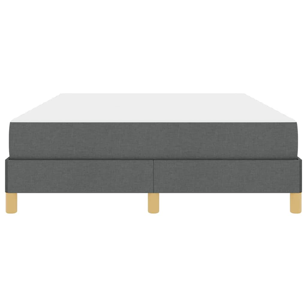 Boxspring bed Taupe, Bruin 140 x 190 cm Stof, Engineered Hout