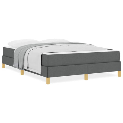 Boxspring bed Taupe, Bruin 140 x 190 cm Stof, Engineered Hout