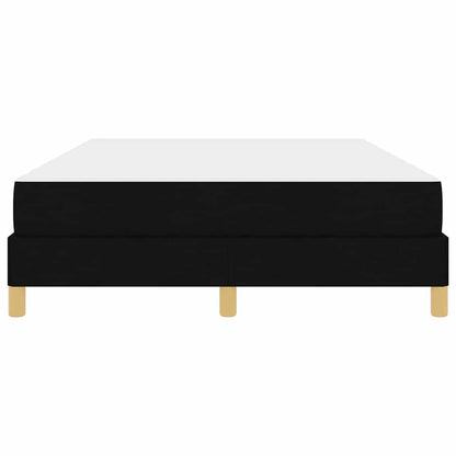 Boxspringbed met matras Zwart 140 x 190 cm Stof