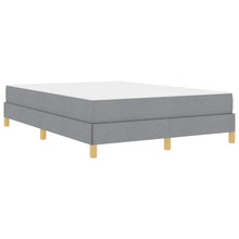 Boxspring bed Taupe, Bruin 140 x 200 cm Stof, Engineered Hout